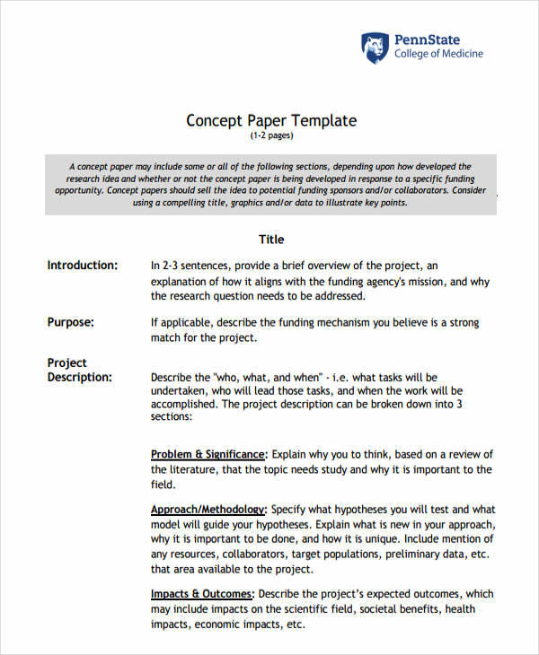 How To Write Concept Paper Pdf Lasopasites